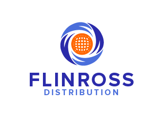 Flinross Distribution logo design by SOLARFLARE