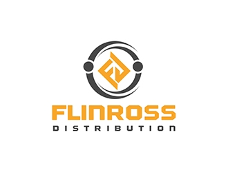 Flinross Distribution logo design by XyloParadise