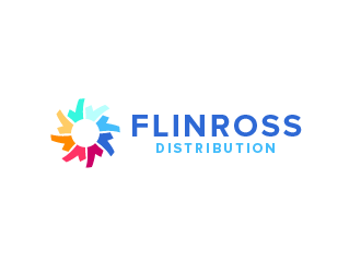 Flinross Distribution logo design by SOLARFLARE
