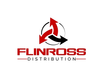 Flinross Distribution logo design by fawadyk