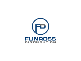 Flinross Distribution logo design by RIANW