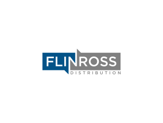 Flinross Distribution logo design by haidar