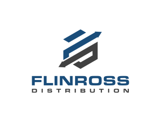 Flinross Distribution logo design by thegoldensmaug