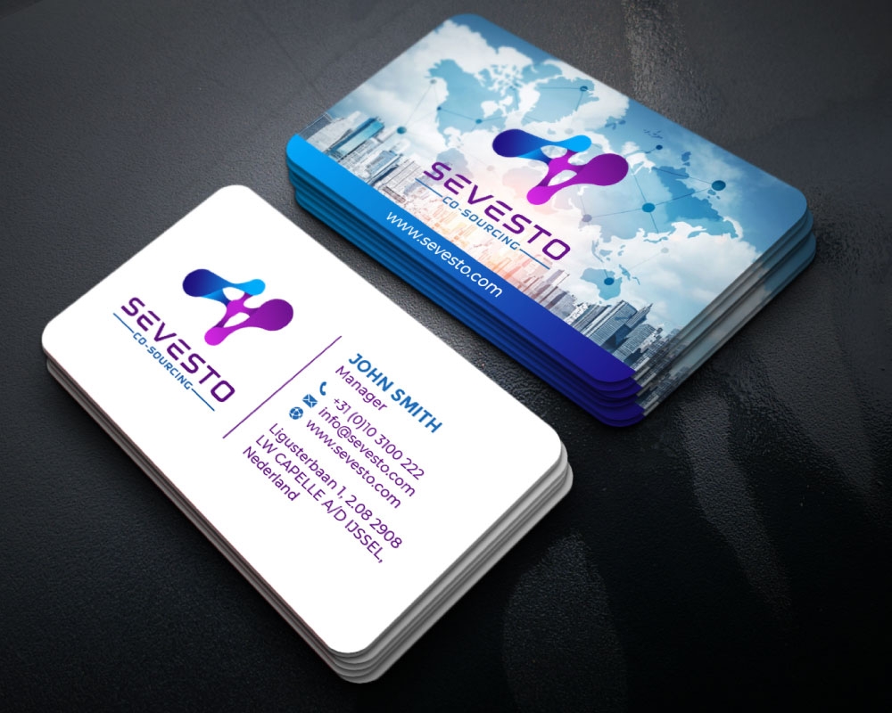Sevesto logo design by Boomstudioz
