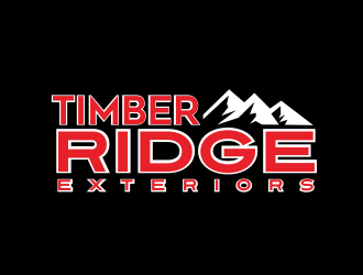 Timber Ridge Exteriors logo design by AisRafa