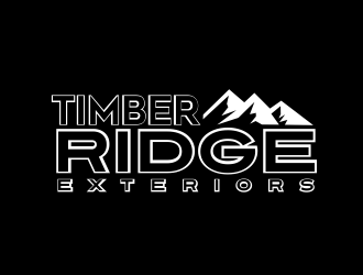 Timber Ridge Exteriors logo design by AisRafa