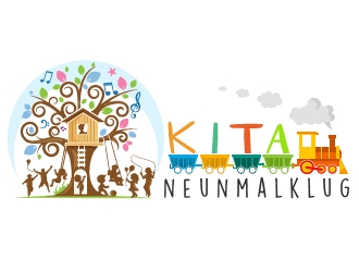 KITA neunmalklug logo design by Suvendu