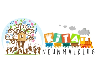 KITA neunmalklug logo design by Suvendu