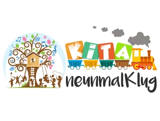 KITA neunmalklug logo design by Suvendu