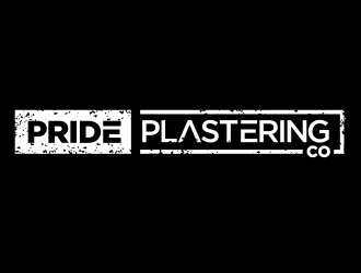 Pride Plastering Co. logo design by YONK