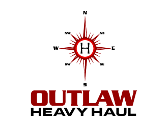 Outlaw Heavy Haul logo design by lestatic22