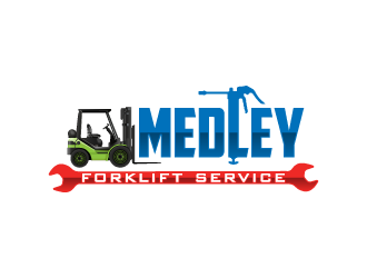 Medley Forklift Service logo design by pencilhand