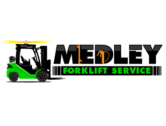 Medley Forklift Service logo design by PRN123