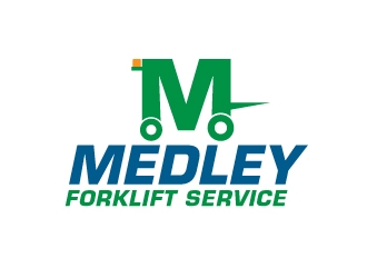 Medley Forklift Service logo design by 35mm