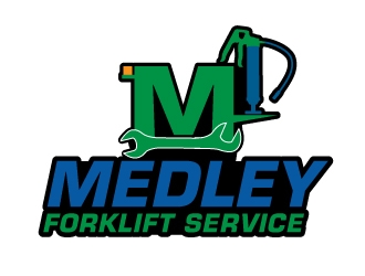 Medley Forklift Service logo design by 35mm