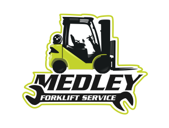 Medley Forklift Service logo design by semar