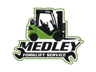 Medley Forklift Service logo design by semar