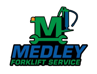Medley Forklift Service logo design by 35mm