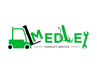 Medley Forklift Service logo design by Kanya