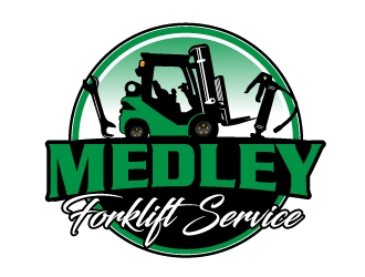 Medley Forklift Service logo design by 35mm