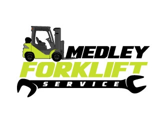 Medley Forklift Service logo design by daywalker