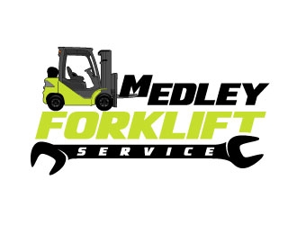Medley Forklift Service logo design by daywalker