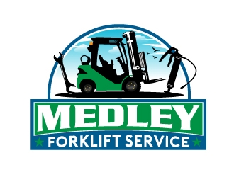 Medley Forklift Service logo design by 35mm