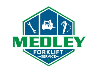 Medley Forklift Service logo design by 35mm