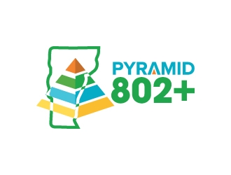 Pyramid 802 Plus logo design by jaize