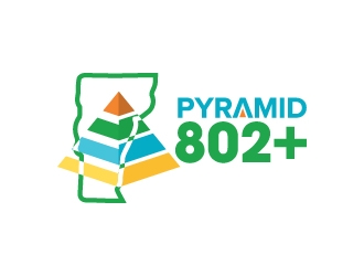 Pyramid 802 Plus logo design by jaize