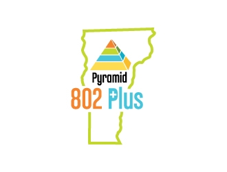 Pyramid 802 Plus logo design by zakdesign700