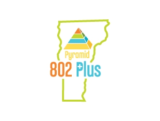 Pyramid 802 Plus logo design by zakdesign700