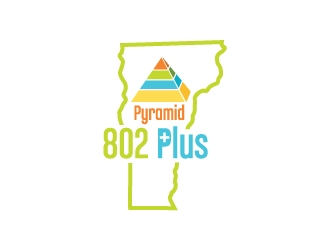 Pyramid 802 Plus logo design by zakdesign700