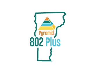 Pyramid 802 Plus logo design by zakdesign700
