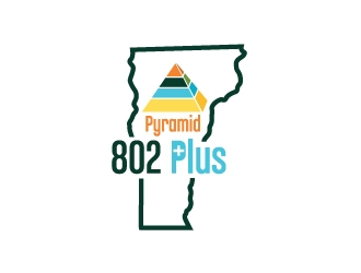 Pyramid 802 Plus logo design by zakdesign700
