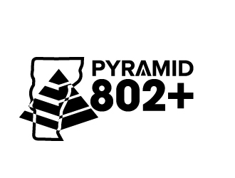 Pyramid 802 Plus logo design by jaize