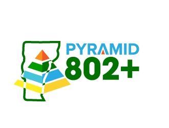 Pyramid 802 Plus Logo Design