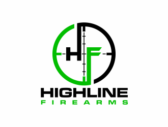HighLine Firearms logo design by ammad