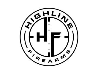 HighLine Firearms logo design by ammad