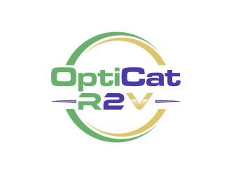 OptiCat R2V logo design by johana