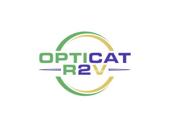 OptiCat R2V logo design by johana
