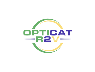 OptiCat R2V logo design by johana