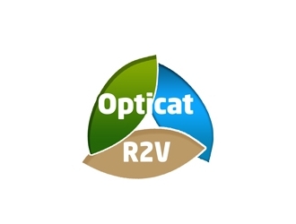 OptiCat R2V logo design by bougalla005