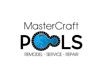 MasterCraft Pools logo design by torresace