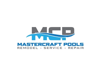 MasterCraft Pools logo design by Erasedink
