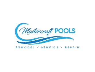MasterCraft Pools logo design by Erasedink