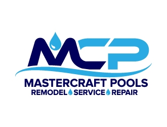 MasterCraft Pools logo design by jaize