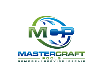 MasterCraft Pools logo design by semar