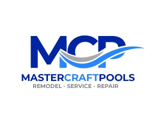 MasterCraft Pools logo design by mawanmalvin