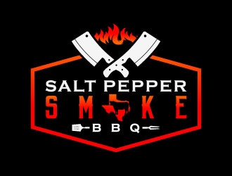 Salt Pepper Smoke BBQ logo design by daywalker